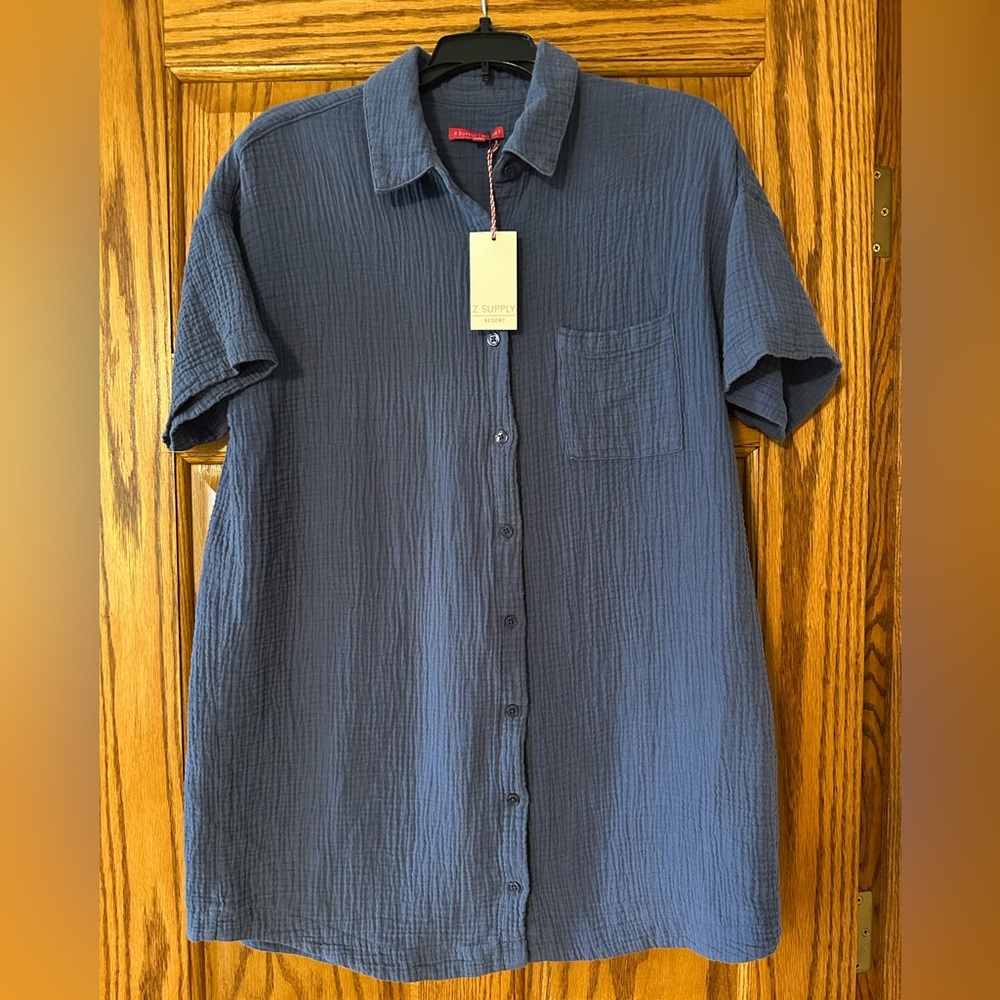 Z Supply Women's Deep Blue Swim Coverup